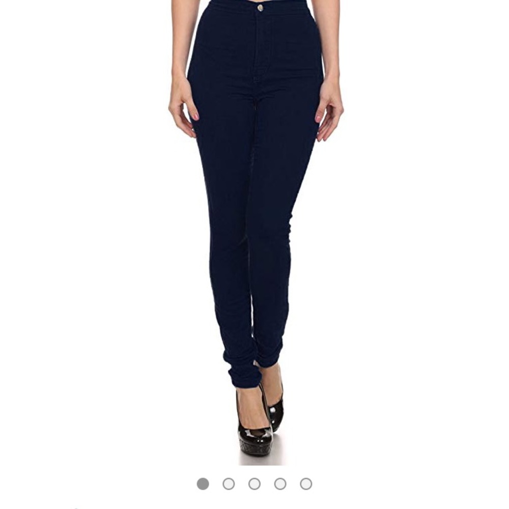 High waisted jeans